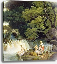 Постер Уитли Франсис The Salmon Leap at Leixlip with Nymphs Bathing, 1783