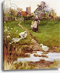 Постер Ллойд Томас Returning Home, 1894