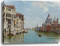 Постер Брандис Антуанетта A Gondola near Santa Maria della Salute