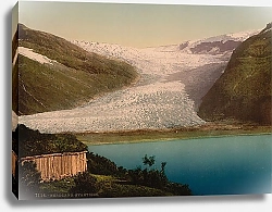 Постер Норвегия. Ледник Свартисен