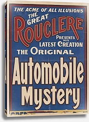 Постер Неизвестен The Great Rouclere; the original automobile mystery