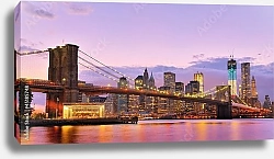 Постер Нью-Йорк, Бруклинский мост