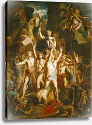 Постер Чассеро Теодор The Defence of Gaul, 1855