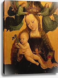 Постер Давид Герард Madonna and Child Crowned by Two Angels, c.1520