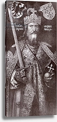 Постер Дюрер Альбрехт (последователи) Charlemagne, illustration from 'Romance and Legend of Chivalry' by A. R. Hope Moncrieff
