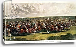 Постер Херринг Джон The Start of the Memorable Derby of 1844, engraved by Charles Hunt