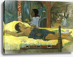 Постер Гоген Поль (Paul Gauguin) Рождение Христа Сына Божьего (Te tamari no atua)