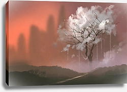 Постер Облачное дерево