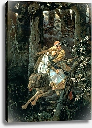Постер Васнецов Виктор Prince Ivan on the Grey Wolf, 1889