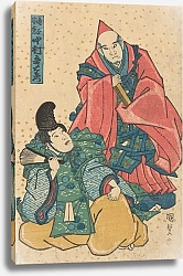 Постер Утагава Кунисада High-ranking Monk, Yasuhide Playing the Role of Nakamura Utaemon
