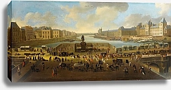 Постер Мартин Жан-Батист Paris; A View Of The Pont Neuf With Royal Parade