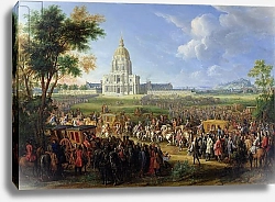 Постер Мартин Пьер Louis XIV and his Entourage Visiting Les Invalides, 26th August 1706
