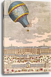 Постер Школа: Французская The Ballooning Experiment at the Chateau de Versailles, 19th September, 1783