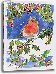 Постер Мэттьюз Диана (совр) Christmas Robin, 1996