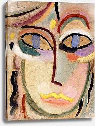 Постер Явленский Алексей Woman's Head, c.1922