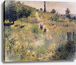 Постер Ренуар Пьер (Pierre-Auguste Renoir) The Path through the Long Grass, c.1875