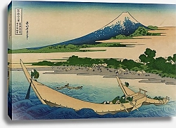 Постер Хокусай Кацушика Tōkaidō ejiri tago no ura ryakuzu