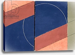 Постер Данатт Джордж (совр) Painting - Interrupted Circle, 2000