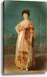 Постер Гойя Франсиско (Francisco de Goya) Portrait of La Tirana, Maria Fernandez, c.1792