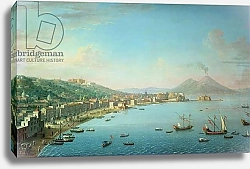 Постер Джоли Антонио Naples from the Bay, with Mt. Vesuvius in the Background