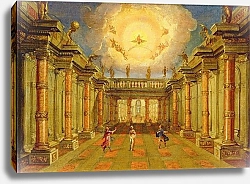 Постер Торелли Джакомо Act II, scene X: the courtyard of the King of Naxos