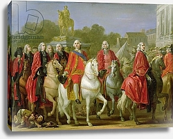 Постер Вьен Джозеф Inauguration of the Place Louis XV, 20th June 1763