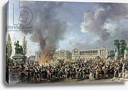Постер Демаки Пьер The Celebration of Unity, Destroying the Emblems of Monarchy, Place de la Concorde, 10th August 1793