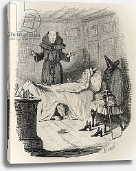 Постер Лич Джон The Confession of the old woman clothed in grey, from 'The Ingoldsby Legends'