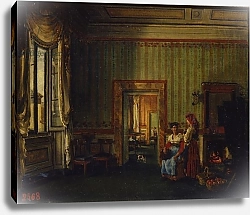 Постер Щедрин Сильвестр Interior in the House of Prince Alexander Golitsyn in Rome, 1830