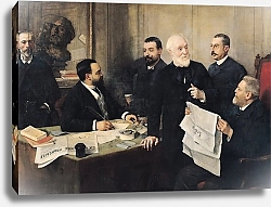 Постер Джервекс Уильям The Board of Directors of 'La Republique Francaise', 1890