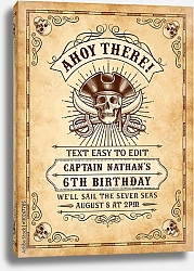 Постер Пиратское объявление