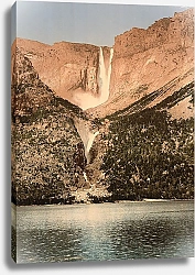 Постер Норвегия. Водопад Tyssestrengefos