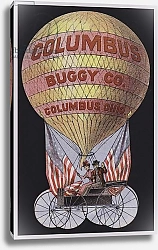 Постер Школа: Американская (19 в) American trade card advertising the Columbus Buggy Company, Columbus, Ohio