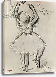 Постер Дега Эдгар (Edgar Degas) Rear View of a Dancer