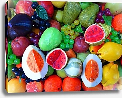 Постер Куча фруктов