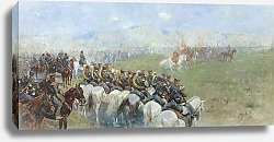 Постер Рубо Франц Смотр войск Александром III. 1893