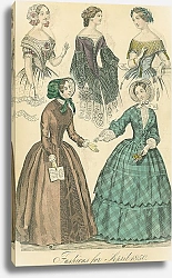 Постер Fashions for April 1850