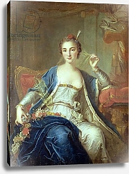 Постер Лоо Луи Portrait of Mademoiselle Marie Salle 1737
