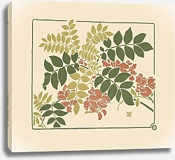 Постер Ориоль Джордж Abstract design based on flowering plants