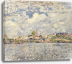 Постер Сислей Альфред (Alfred Sisley) The Seine at Point du Jour, 1877