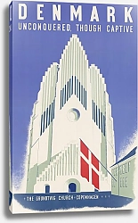 Постер Неизвестен The Grundtvig Church – Copenhagen, Denmark