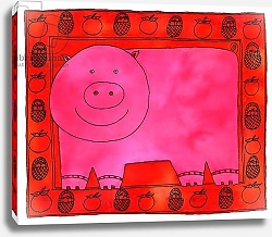 Постер Николс Жюли (совр) Pig and Apples, 2003