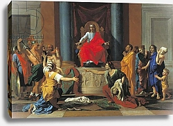 Постер Пуссен Никола (Nicolas Poussin) The Judgement of Solomon, 1649
