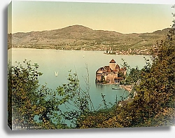 Постер Швейцария. Замок Шильон