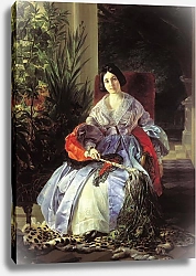 Постер Брюллов Карл Портрет светлейшей княгини Елизаветы Павловны Салтыковой. 1841