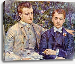 Постер Ренуар Пьер (Pierre-Auguste Renoir) Портрет Шарля и Жоржа Дюран-Рюэль