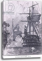 Постер The Russian attack on Sinope 1853 AD