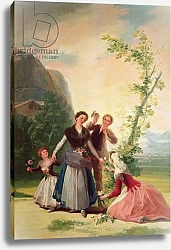 Постер Гойя Франсиско (Francisco de Goya) The Florists, 1786