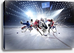 Постер Хоккеисты на льду