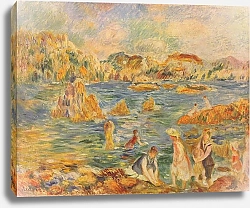 Постер Ренуар Пьер (Pierre-Auguste Renoir) На побережье Гернсея
